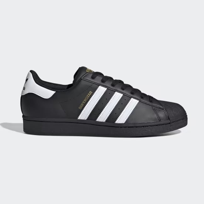 Adidas Superstar Black and White