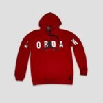 Polera Jordan Roja C/capucha